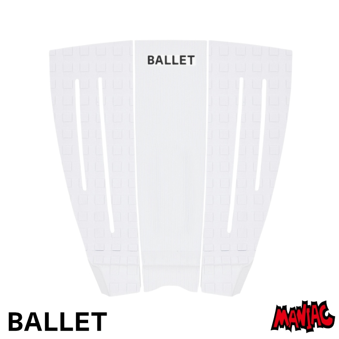デッキパッド サーフィン BALLET バレー ショートボード用 WHITE SWAN