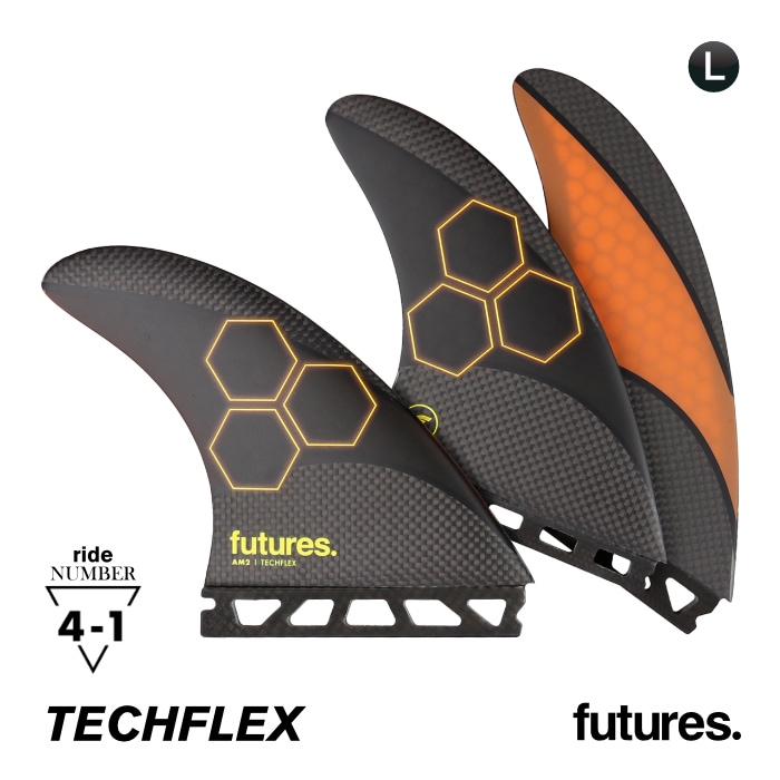 futures AM Techflex トライフィン Mサイズ フューチャー フィン トライフィン ショートボード用 FUTURES. FIN