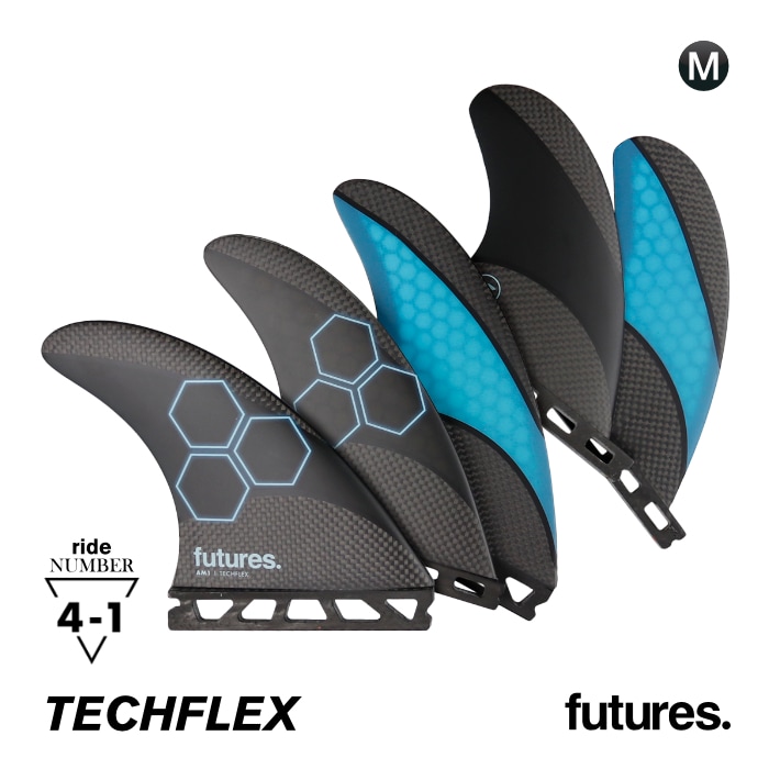 アルメリックカーボンtechflex クアッド2枚セットフューチャーフィン フューチャー フィン トライフィン ショートボード用 FUTURES. FIN