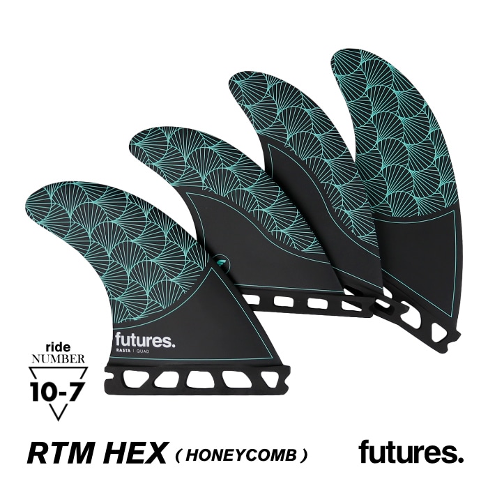 フューチャークワッドフィン　新品 フューチャー フィン クアッドフィン ショートボード用 FUTURES. FIN
