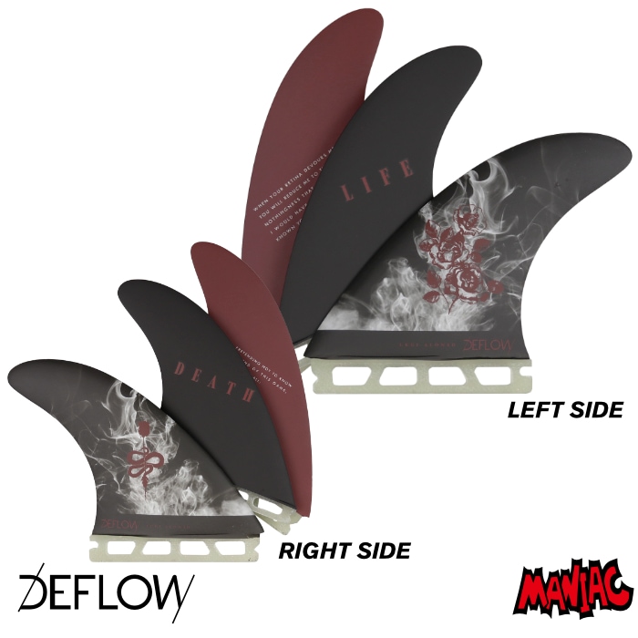 future フューチャー フィン トライフィン ショートボード用 DEFLOW