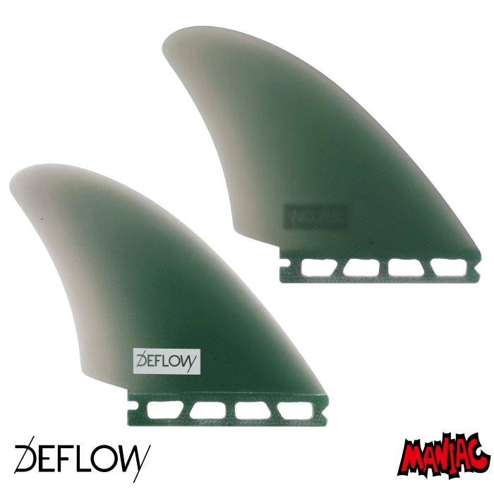 future フューチャー フィン ツインフィン フィッシュ DEFLOW デフロウ