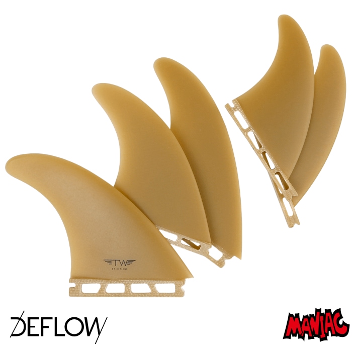 フューチャーフィン　TOMO クアッドフィン　セット　パワードライブ Tomo Quad FUTURES Fins