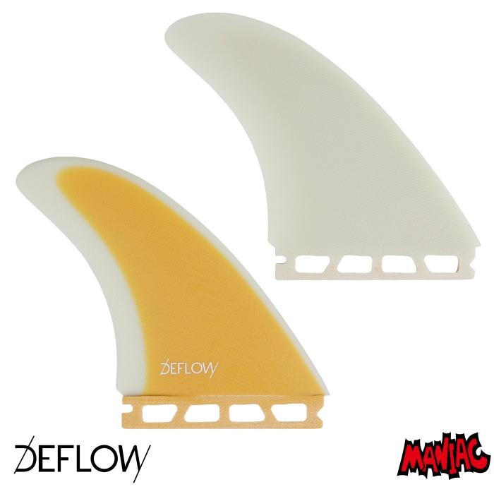 新品デフロウフューチャー用ツインフィン future フューチャー フィン ツインフィン フィッシュ DEFLOW デフロウ