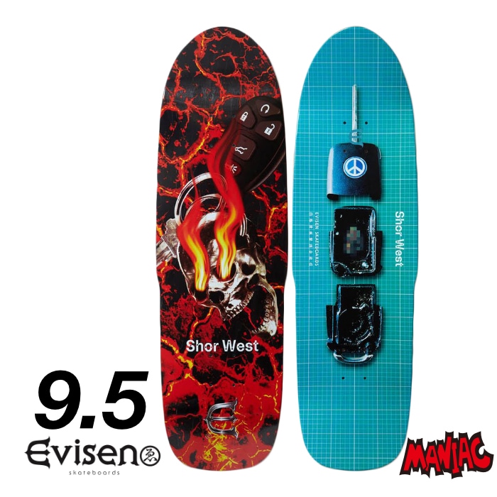 スケボー デッキ スケートボード EVISEN エヴィセン エビセン オールド