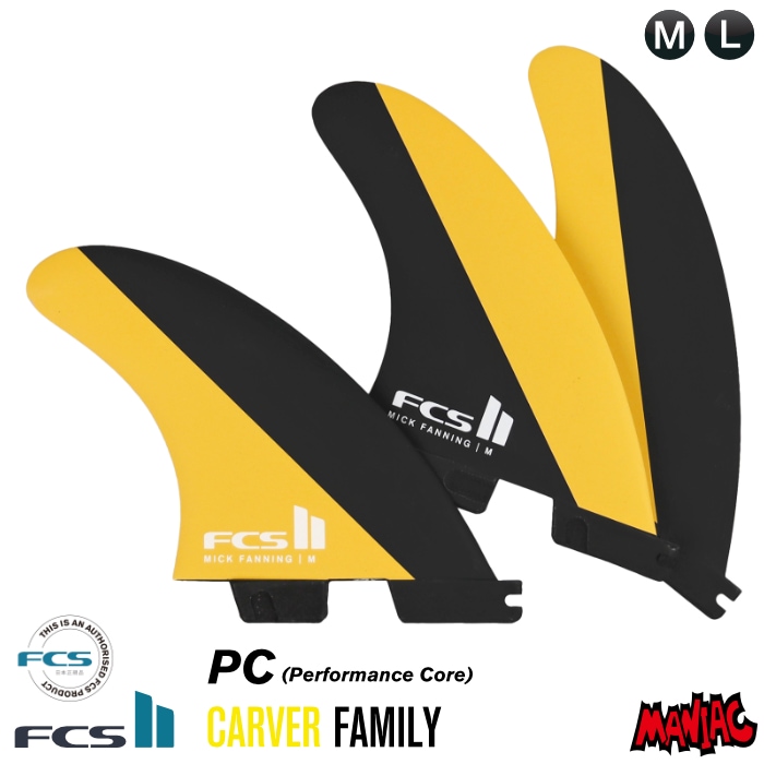 FCS2 FIN エフシーエス2フィン トライフィン MF - PC BLACK/MANGO