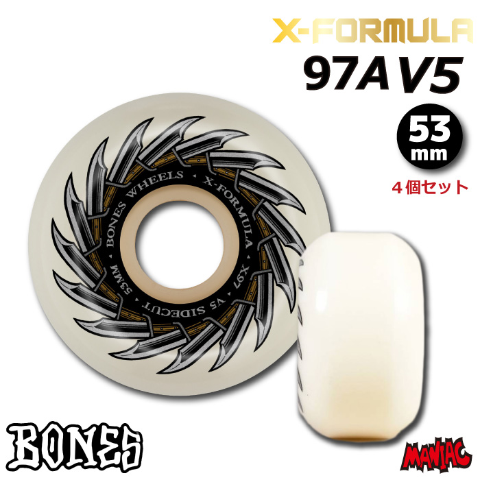 スケボー ボーンズ ウィール BONES WHEEL X-FORMULA KNIFE FIGHT 97A