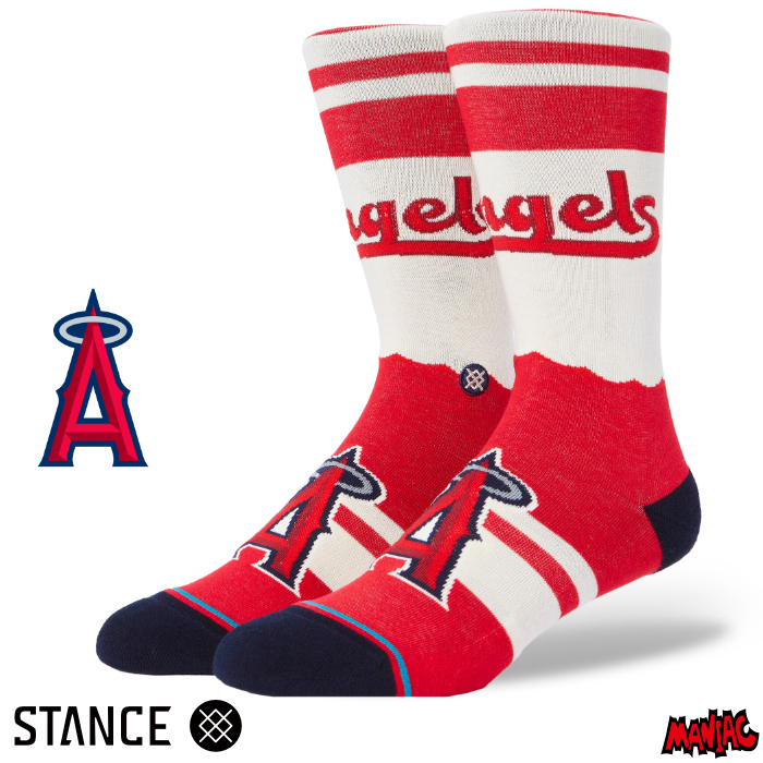 ڷ軻ʡ STANCE  å   ֥ STANCE SOCKS ANGELS CC CREW - Red 󥼥륹󥼥륹 å ϥå 󥺥å 