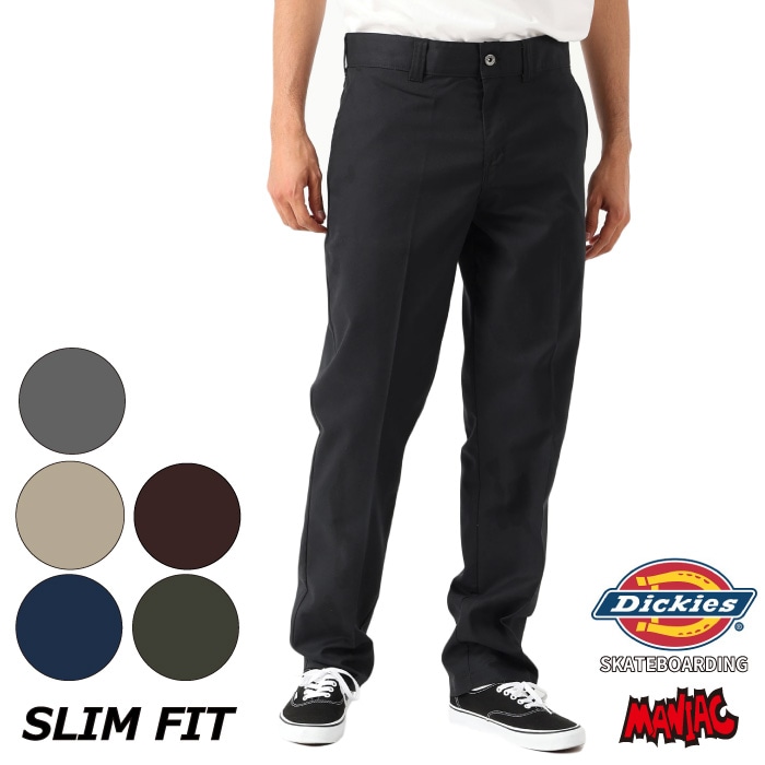 DICKIES ディッキーズ ワークパンツ メンズ SKATE BOARDING SLIM FIT