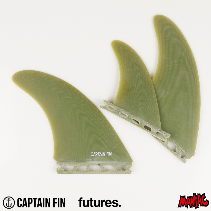 サーフボードフィン CAPTAIN FIN 2＋1 ツインスタビ サーフボードフィン CAPTAIN FIN 2＋1 ツインスタビ サーフボード