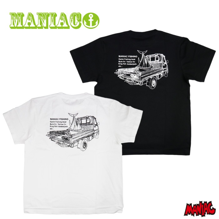 ڥΥץȡ T maniac fishing ޥ˥åեå ȥåץ  T ȾµT   5.6oz ϥƥT ˽  åȥ100% ꥸʥ