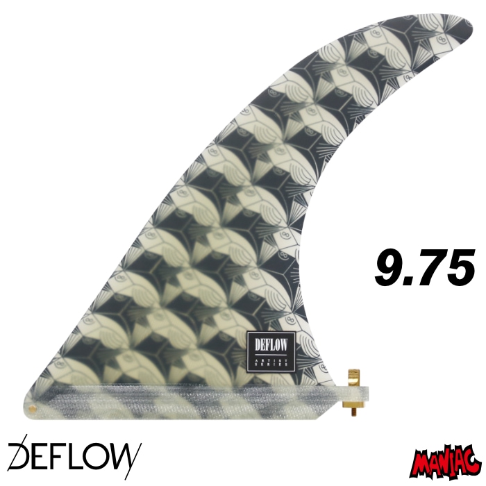 DEFLOW デフロー　シングル　フィン　サーフィン 楽天市場】DEFLOW デフロウDEADKOOKS IMPULSE SINGLE 10