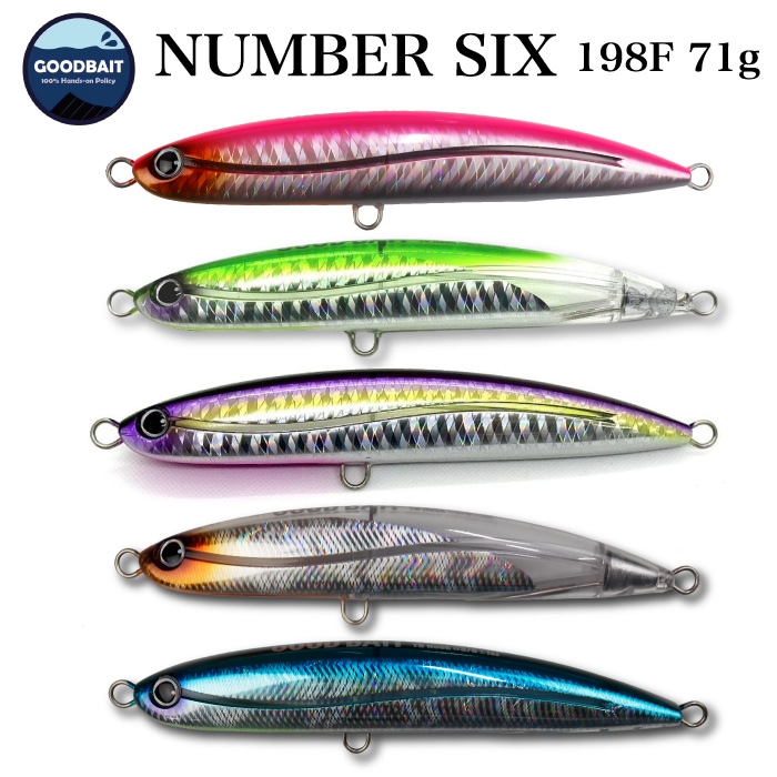 グッドベイト GOOD BAIT グットベイト ルアー ジグ NUMBER SIX198F