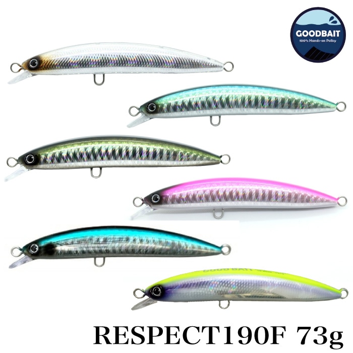 グッドベイト GOOD BAIT グットベイト ミノー ルアー ジグ RESPECT190F