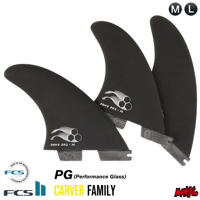 NEW MODEL＜新品・送料込み＞ FCS2 DANE DD2 フィン　M FCS2 FIN エフシーエス2フィン トライフィン CI x Dane Reynolds