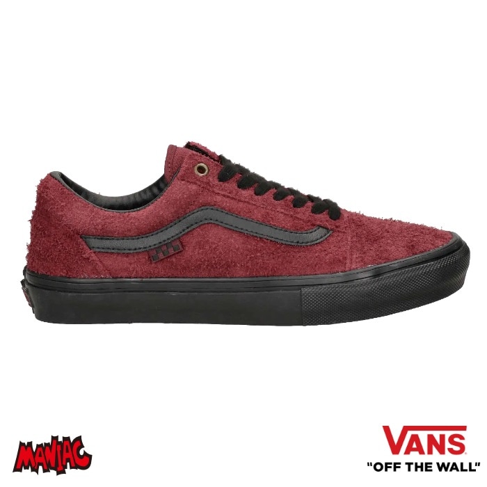 VANS Х  ˡ å (VN0A2Z32KGD) SKATE OLD SKOOL HAIRY SUEDE BLACK/BURGUND ȥɥ ҥ꡼ ֥å/ǥ 󥺥ˡ ȥ塼 塼  