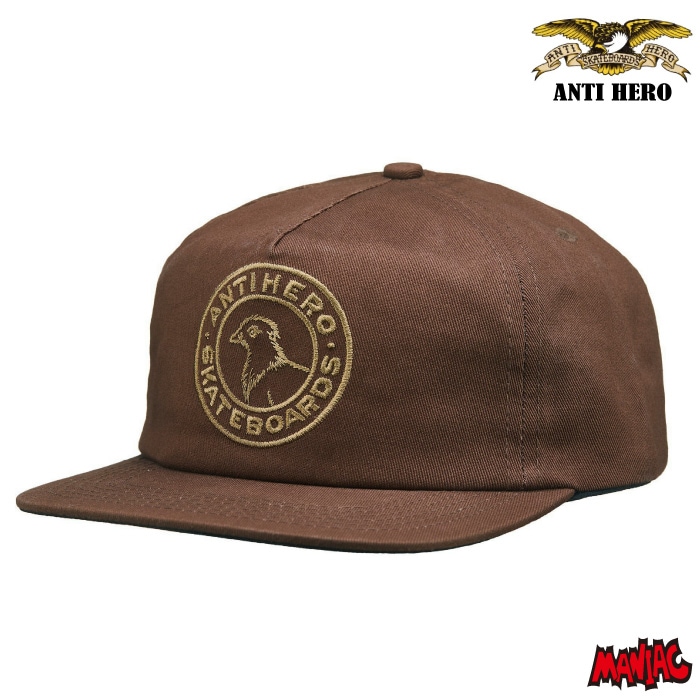 ˳ANTIHERO ҡ 󥿥ҡ ˹ å BASIC PIGEON ROUND SNAPBACK HAT ϥå ʥåץХå   ȥ֥  ܡ ȥܡɥ֥ SKATEBOARD ե꡼ 