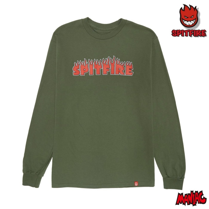 ˳SPITFIRE ԥåȥե䡼  T T ĹµT ȥåץ  DEMONSEED SCRIPT T-SHIRT ԥåȥե   ȥ֥  ܡ  ȥܡɥ֥ SKATEBOARD