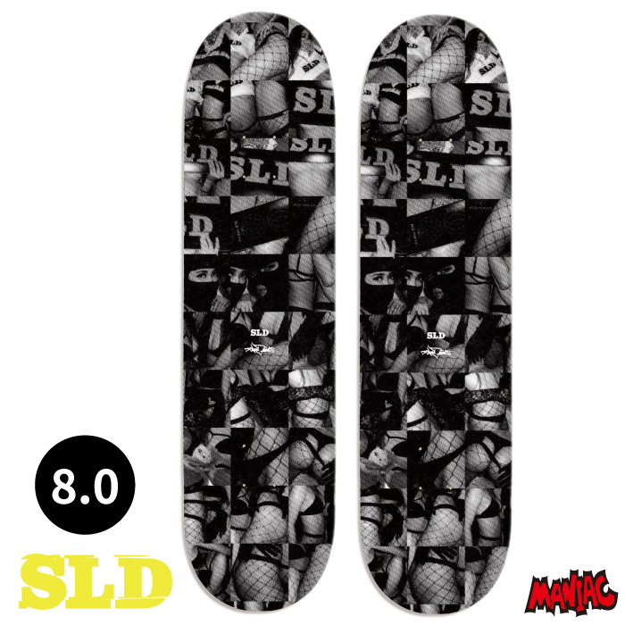 ۥܡ ǥå ȥܡ ǥ SLD SKATEBOARD MONOCHROME CHAOS 8.0 SK8 skateboard  ȥ꡼ ȥå