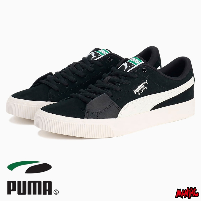 ˳PUMA SKATEBOARDING ס ȥܡǥ ˡ ȥ塼 SUEDE SKATE   401453_01 PUMA Black-Warm White ֥å ۥ磻 ȥܡ å 塼   ȥ꡼