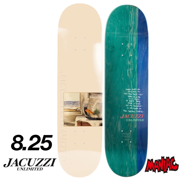 スケボー デッキ スケートボード JACUZZI UNLIMITED ジャグジー
