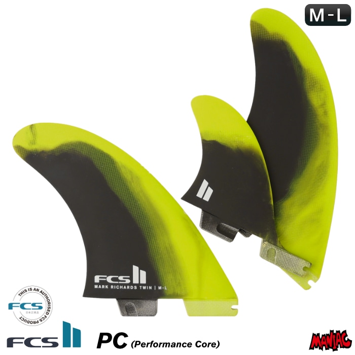 FCS2 FIN フィン ツインスタビ 2＋1 マークリチャーズ MR (MARK