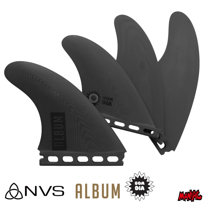 フューチャーフィン　NVS album クワッドフィン新古美品 future フューチャー フィン クワッドフィン NVS Fin - Album Bom Dia