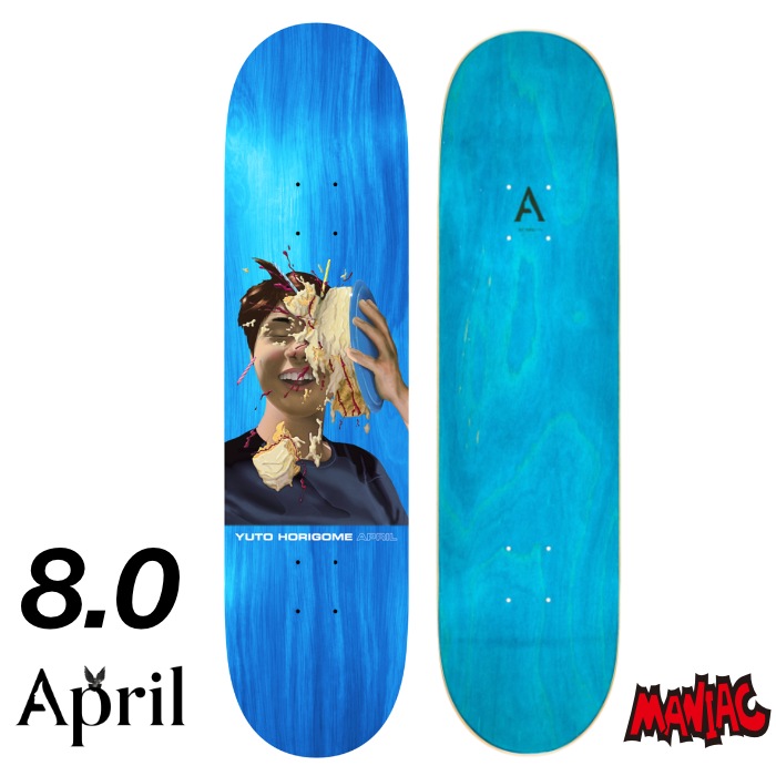 ۥܡ ǥå ñ ȥܡ April ץ YUTO HORIGOME CAKE 2 Skateboard Deck 8.0  ȥ꡼ ȥå 