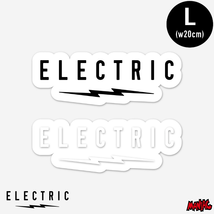 ۥե ƥå 쥯ȥå ELECTRIC UNDERVOLT CLEAR STICKER - L E24MA04 ƥå 륿 եܡ ȥܡ ܡ  Ρܡ PC 