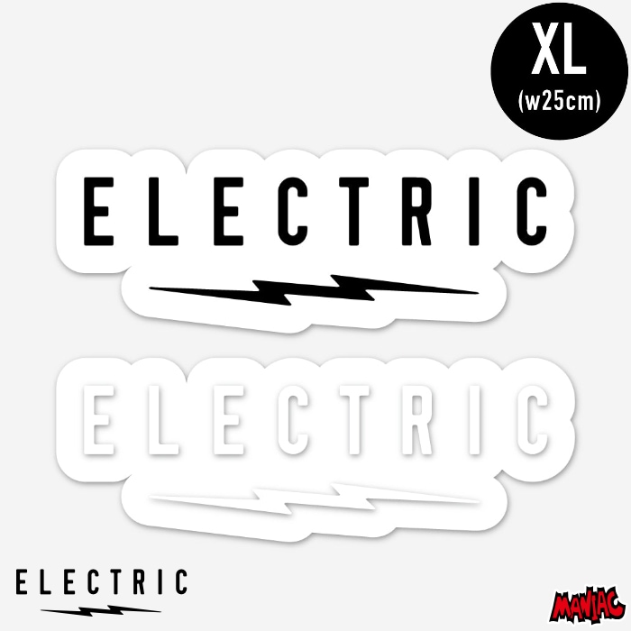 ۥե ƥå 쥯ȥå ELECTRIC UNDERVOLT CLEAR STICKER - XL E24MA05 ƥå 륿 եܡ ȥܡ ܡ  Ρܡ PC 
