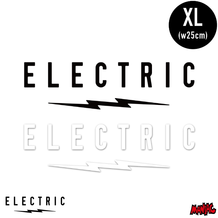˳ۥե ƥå 쥯ȥå ELECTRIC UNDERVOLT CUTING STICKER - XL E24MA14 ƥå åƥ󥰥  եܡ ȥܡ ܡ  Ρܡ PC 