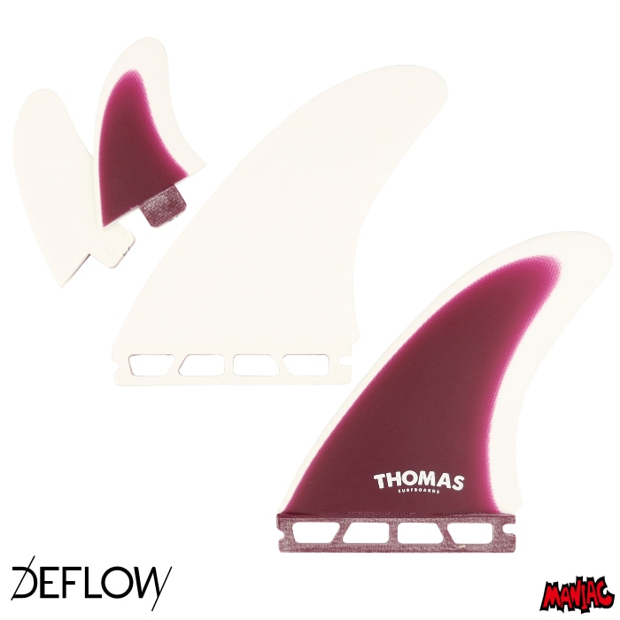 DEFLOW デフローフィン I.AGOTE TWIN 定価20,900 Deflow Surf - Twin Fins