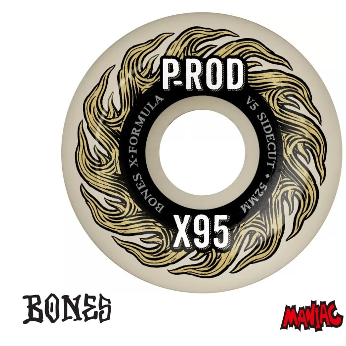BONES WHEELS ܡ  X-FORMULA P-ROD V5 SIDECUT 95A PRO WHEELS 52mm 53mm 54mm ϡɥ 4ĥå åեߥ顼 X95 ݡ롦ɥꥲ