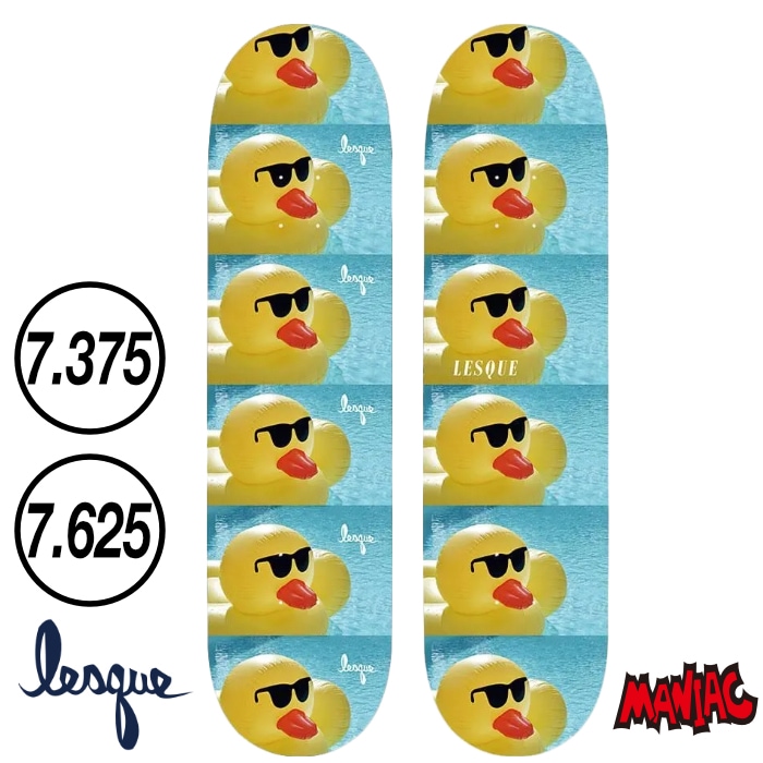 Lesque skateboards 7.375インチ スケボー デッキ スケートボード LESQUE レスケ 7.375インチ 7.625