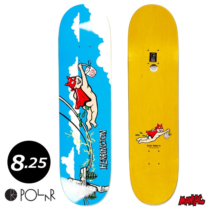 POLAR 8.25インチ 毎日割】スケボー デッキ 単品 スケートボード POLAR ポーラ ポーラー