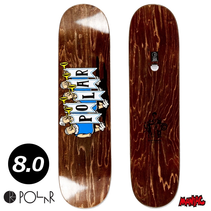 毎日割】スケボー デッキ 単品 スケートボード POLAR ポーラ ポーラー