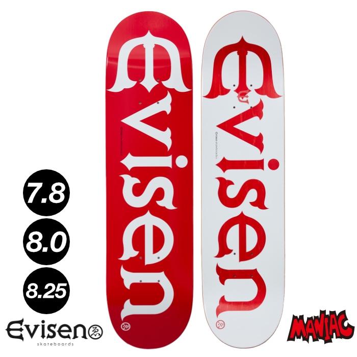 毎日割】スケボー デッキ スケートボード EVISEN エヴィセン エビセン