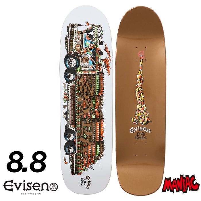 毎日割】スケボー デッキ スケートボード EVISEN エヴィセン エビセン