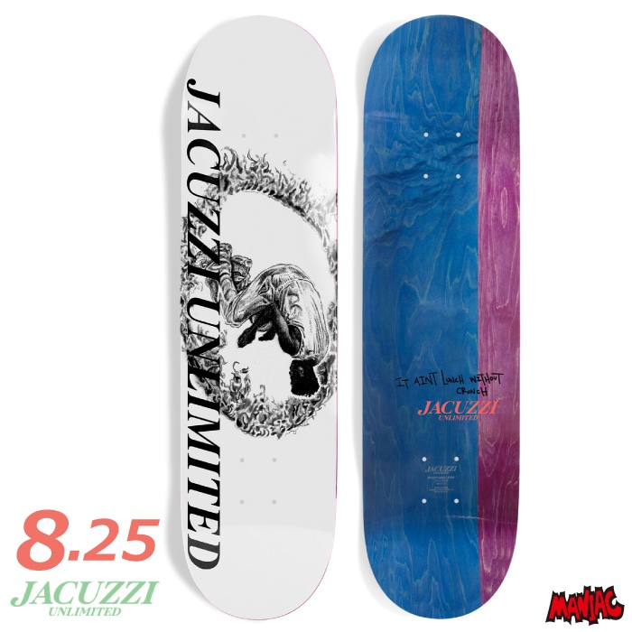 毎日割】スケボー デッキ 単品 スケートボード JACUZZI UNLIMITED