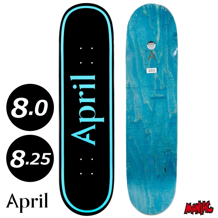 毎日割】スケボー デッキ 単品 スケートボード April エイプリル OG