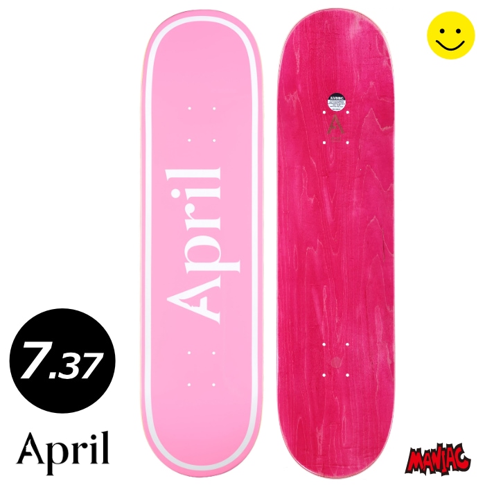 毎日割】スケボー デッキ 子供 キッズ 単品 スケートボード April