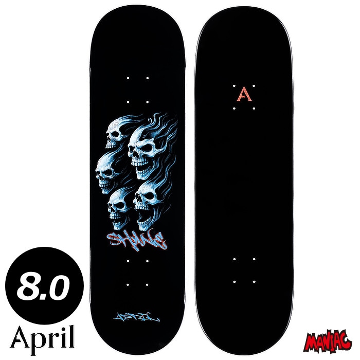 毎日割】スケボー デッキ 単品 スケートボード April エイプリル SHANE