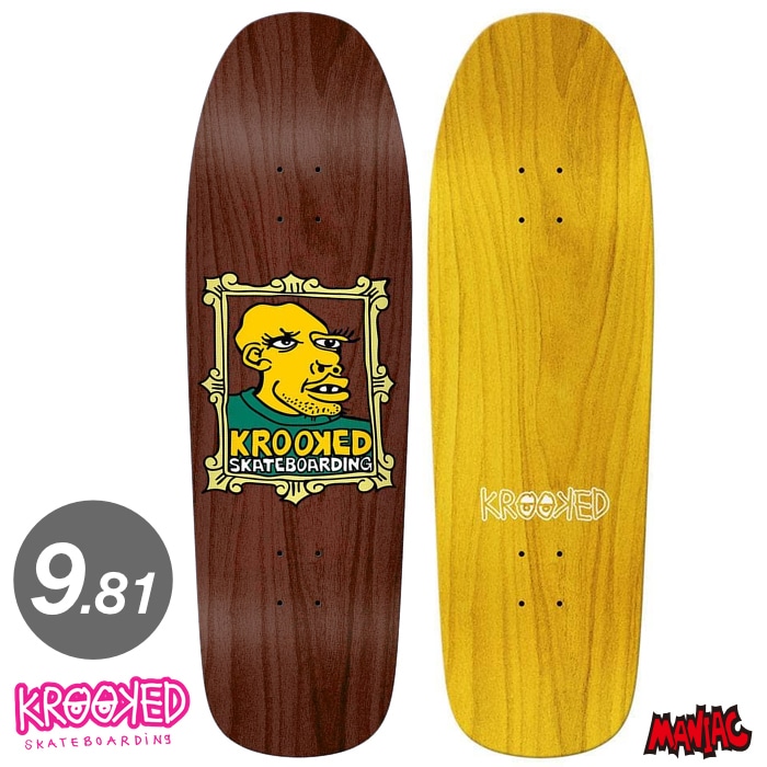 スケートボード　デッキ　krooked skateboards gonz 毎日割】スケボー デッキ 単品 スケートボード KROOKED クルキッド