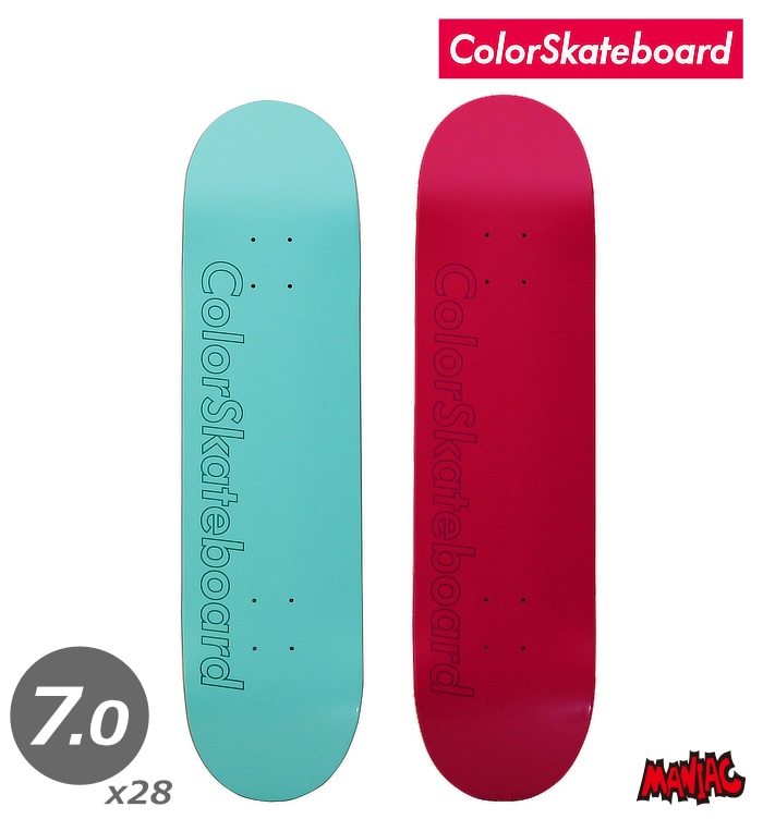 スケボー】スケボー デッキ COLOR SKATEBOARD カラー スケートボード