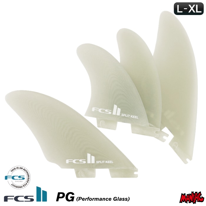 FCS2 FIN フィン クワッドフィン クワッドキール スプリットキール