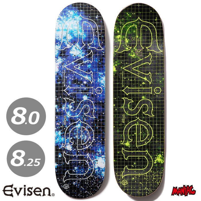 スケボー デッキ スケートボード EVISEN エヴィセン エビセン EVI-LOGO