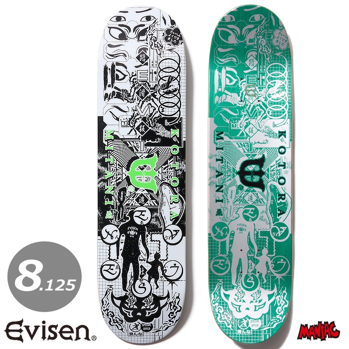 スケボー デッキ スケートボード EVISEN エヴィセン エビセン KOTORA