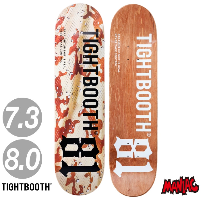毎日割】スケボー デッキ スケートボード TIGHT BOOTH タイトブース