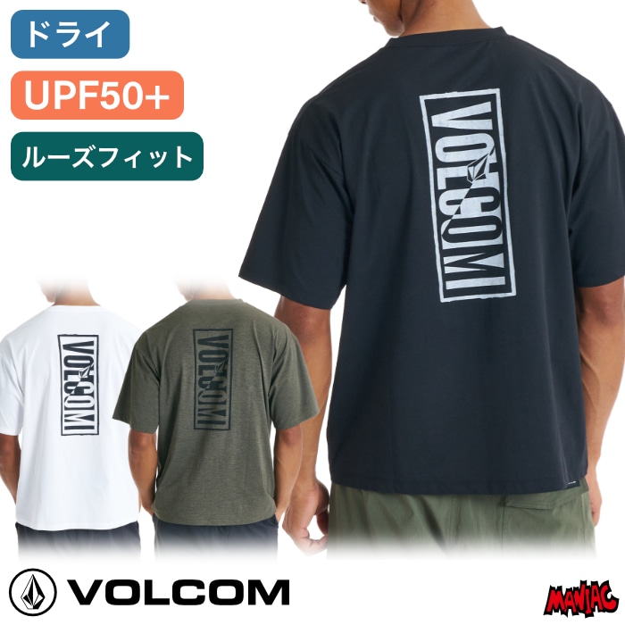 ボルコム ドライ Tシャツ 速乾 メンズ VOLCOM VERTICAL LOGO GRAPHIC