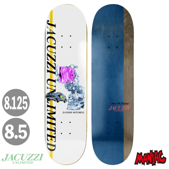 毎日割】スケボー デッキ スケートボード JACUZZI UNLIMITED